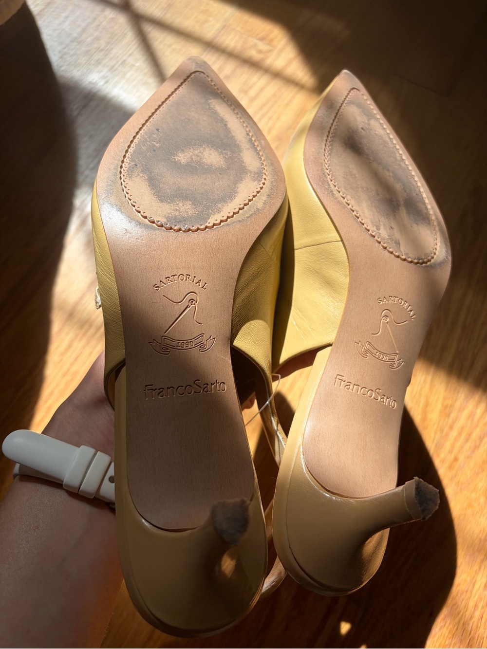 Franco Sarto Slingback Kitten Heels - Picture 5 of 6